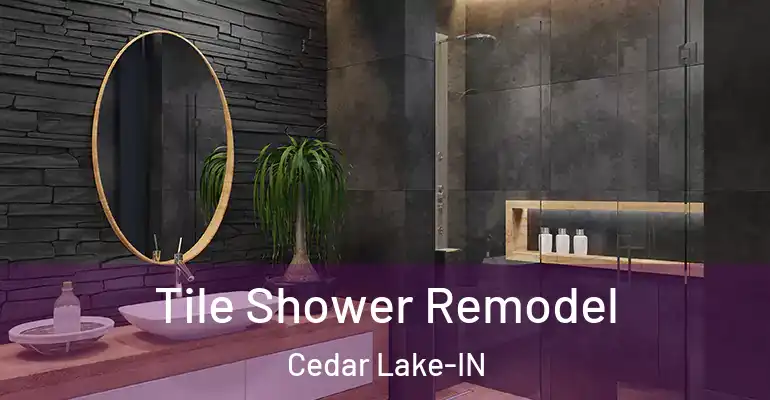 inner Bathroom imggen Tile Shower Remodel Cedar Lake-IN